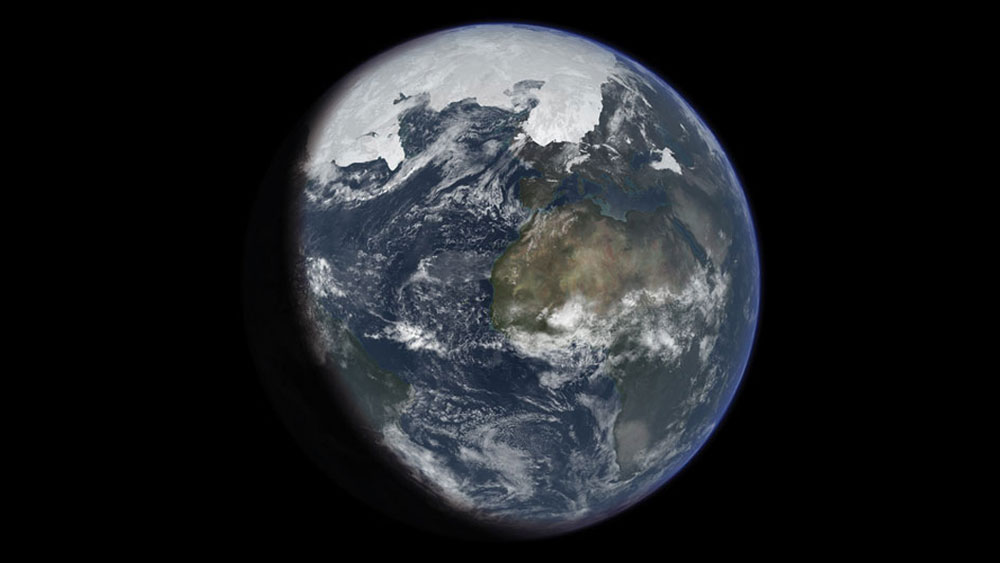 An image of the earth from space