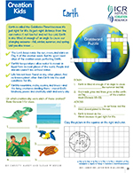 Earth Creation Kids Activity Page