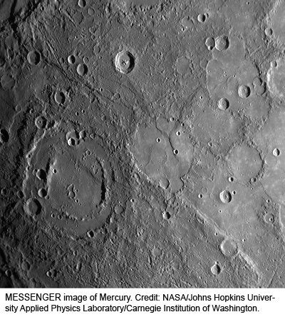 MESSENGER image of Mercury