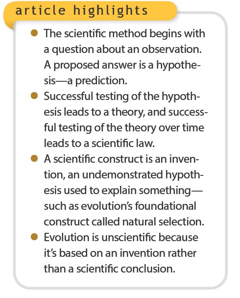 creationism vs evolution facts