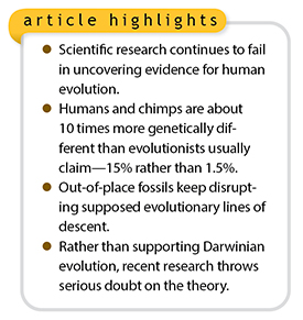 creationism vs evolution facts
