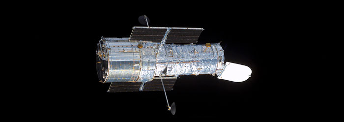 The Hubble Space Telescope. Image credit: NASA.